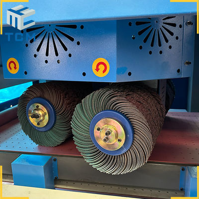 Steel Metal Sheet Polishing Machine Automatic Sanding Deburring Ss Sheet Buffing CE