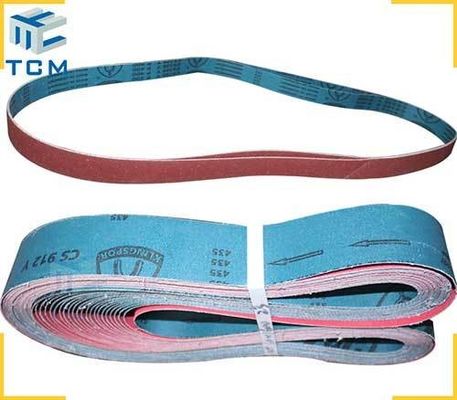 60# 80# Abrasive Sanding Belts For Metal Steel Tank Automatic Polishing Machine