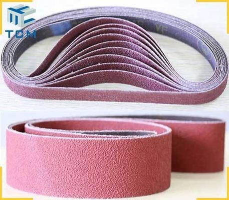 60# 80# Abrasive Sanding Belts For Metal Steel Tank Automatic Polishing Machine