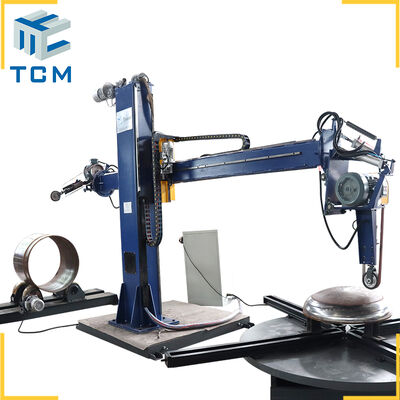 TCM-YT automatic buffing machine for stainless steel tanks and dishes surface polishing grinding