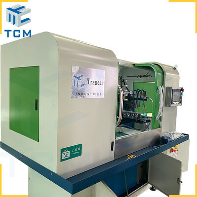 Inside elbow polish machine 90 degree bends PLC automatic polishing machine from Trancar Industries