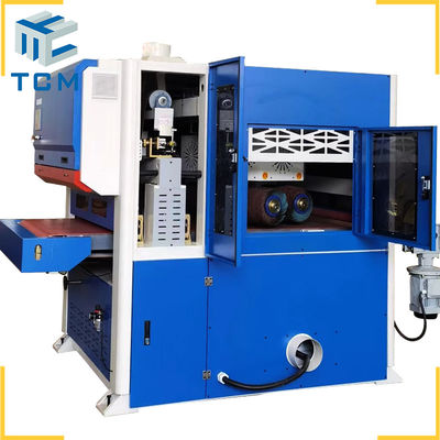 Steel Metal Sheet Polishing Machine Automatic Sanding Deburring Ss Sheet Buffing CE