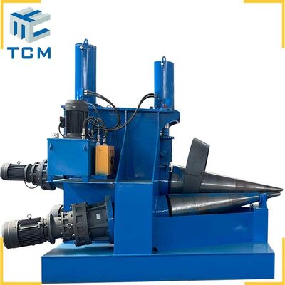 Steel cone folding machine conical head rolling machine from Hefei Trancar Industries