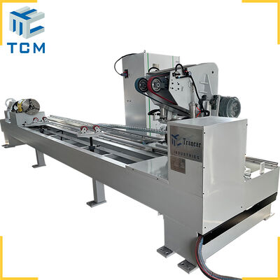 Steel cylinder rod external surface autoamtic polishing machine with dust collector